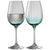Erne Wine Glass Pair Aqua - Galway Irish Crystal